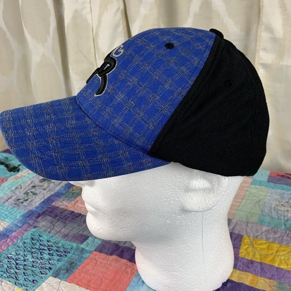 Get Your Hooey Stretch Fitted FlexFit Trucker Hat Cap Size L-XL Blue And Black - Picture 2 of 6